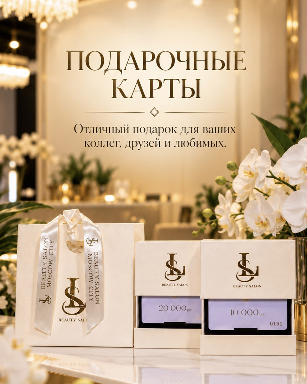 подарочные карты салона москва сити LS